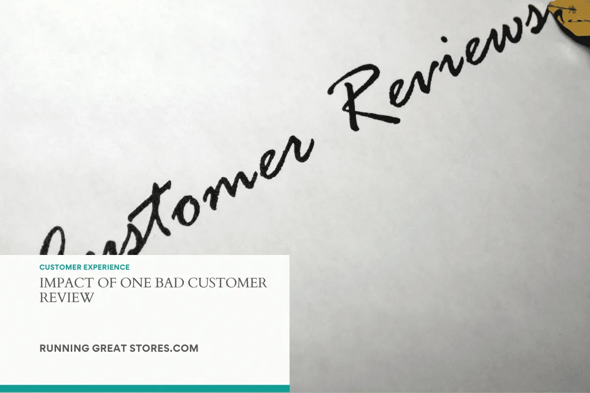 Featured image for “Impact of One Bad Review”