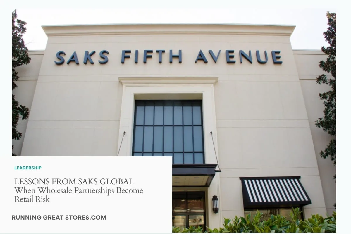 Featured image for “Lessons from Saks Global: When Wholesale Partnerships Become Retail Risk”