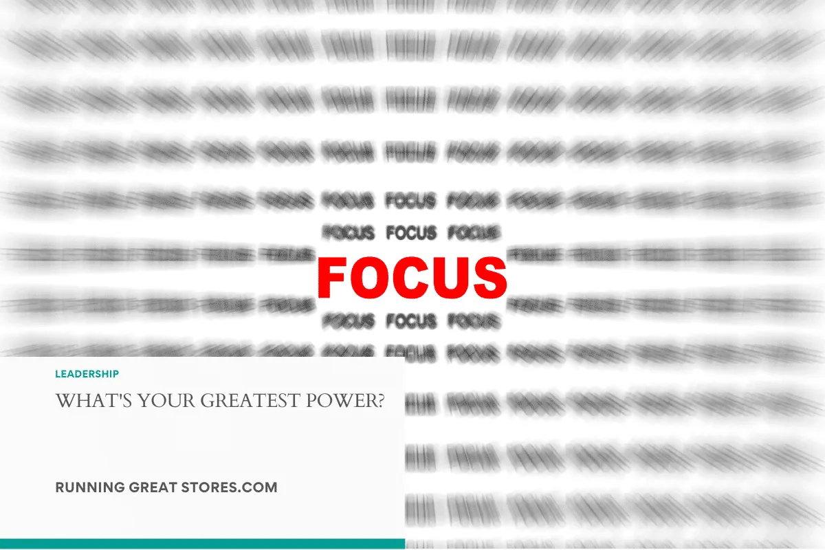 Featured image for “What is Your Greatest Power”